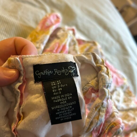 ๐ธ Cynthia Rowley Spring/Summer Dress โ Size 2โ3T ๐ธ - Picture 4 of 4